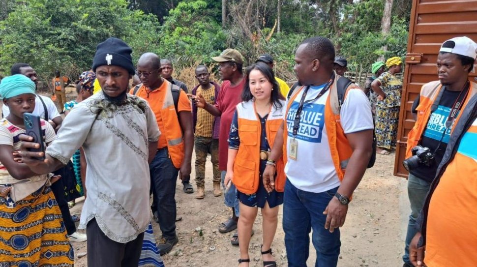 World Vision International Visits Water Project Sites in Kono District-