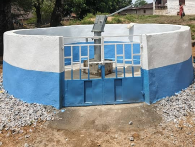 Construction of Boreholes with Hand Pumps Across Sierra Leone-_